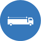 <p>16 Feet,19 Feet and 22 Feet</p>