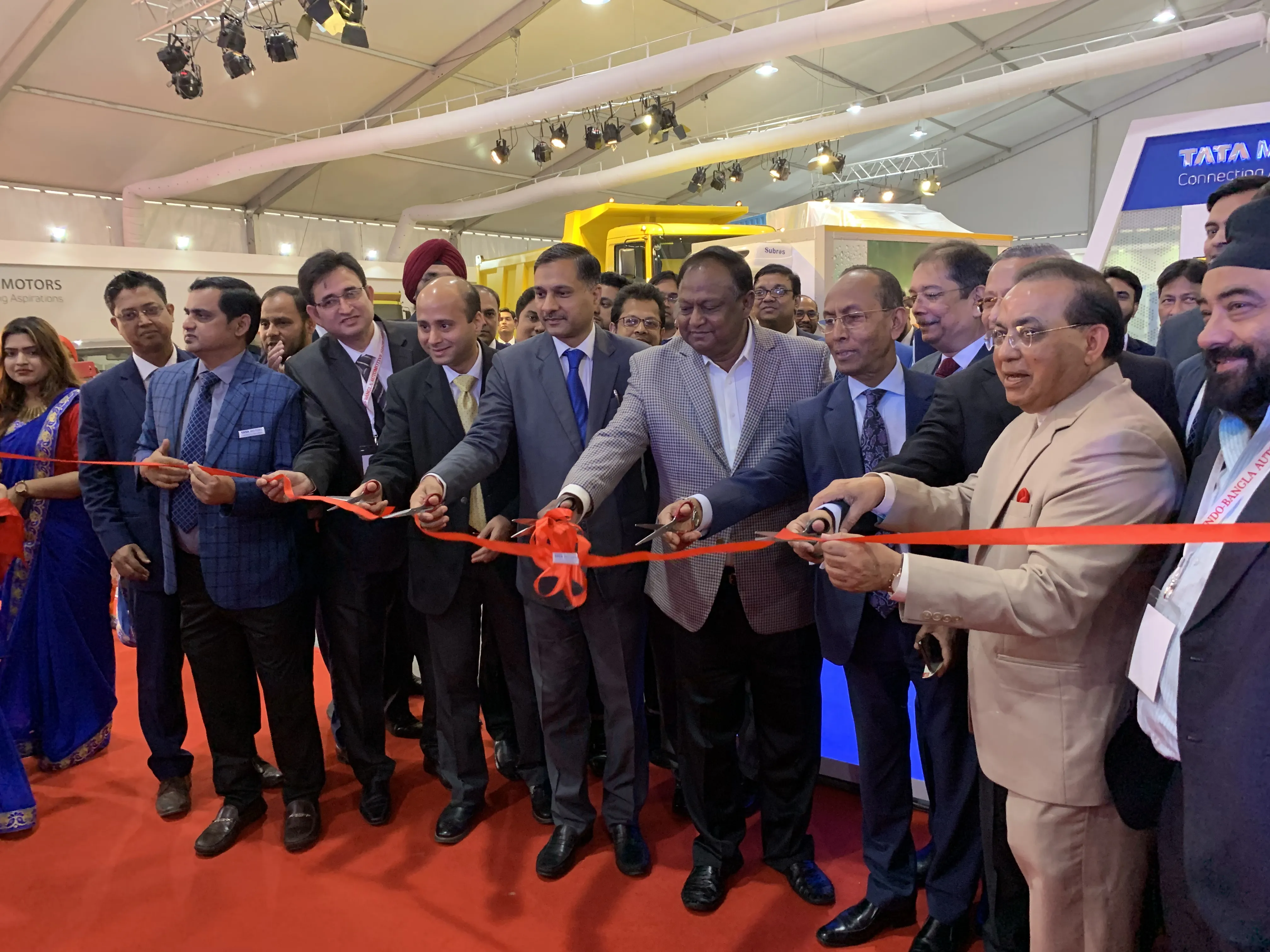 Tata Motors showcases new twelve commercial vehicles at the SIAM Indo-Bangla Automotive Show