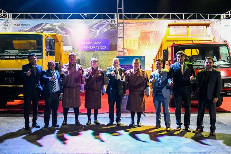 Tata Motors launches the new range of Intermediate and Light Commercial Vehicles in Bhutan